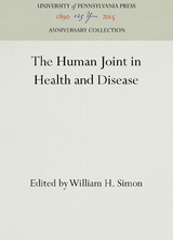 The Human Joint in Health and Disease - 