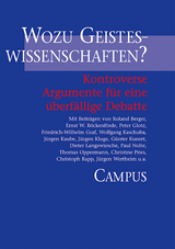 Wozu Geisteswissenschaften? - 