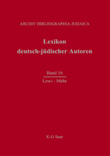 Lexikon deutsch-j&uuml;discher Autoren / Lewi - Mehr - 