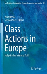 Class Actions in Europe - 