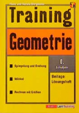 Training Geometrie - Hans Bergmann, Karola Bergmann
