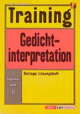 Training Deutsch Gedichtinterpretation - Hartmut M&uuml;ller