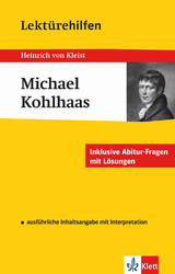 Klett Lekt&uuml;rehilfen Heinrich von Kleist, Michael Kohlhaas - Thomas Gr&auml;ff