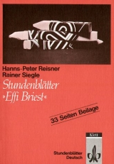 Stundenbl&auml;tter "Effi Briest" - Hanns P Reisner, Rainer Siegle