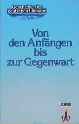 Geschichte der deutschen Literatur - Neubearbeitung - Wolf Wucherpfennig