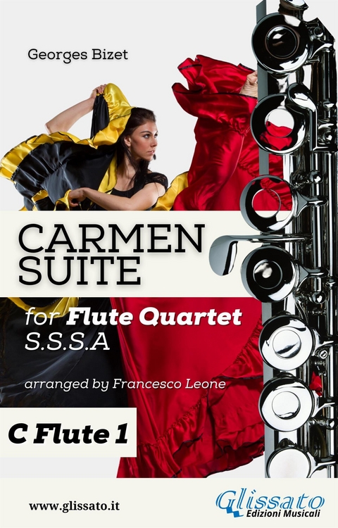 "Carmen" Suite for Flute Quartet (C Flute 1) - Georges Bizet, a cura di Francesco Leone