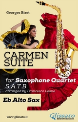 "Carmen" Suite for Sax Quartet (Eb Alto Sax) - Georges Bizet, a cura di Francesco Leone