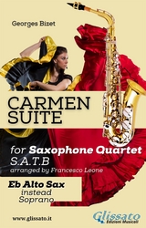 "Carmen" Suite for Sax Quartet (Eb Alto instead S.) - Georges Bizet, a cura di Francesco Leone