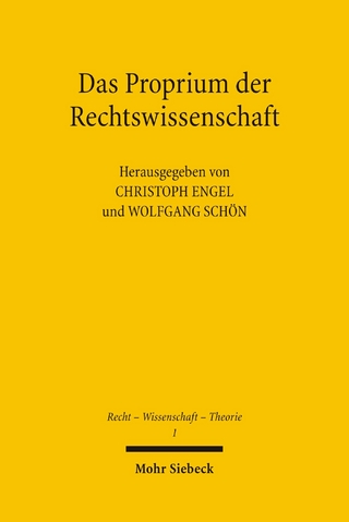 Das Proprium der Rechtswissenschaft