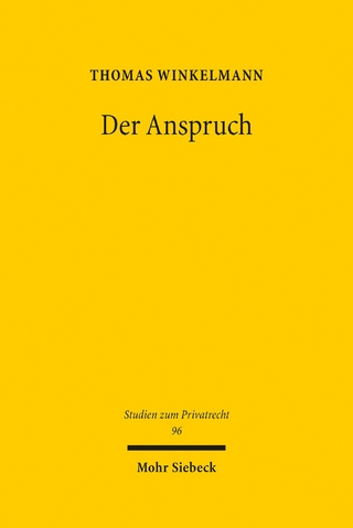 Der Anspruch