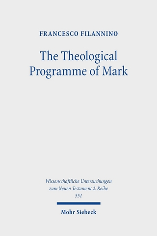 The Theological Programme of Mark