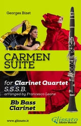 "Carmen" Suite for Clarinet Quartet (Bass) - Georges Bizet, a cura di Francesco Leone