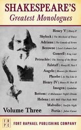 Shakespeare's Greatest Monologues - Volume III -  William Shakespeare