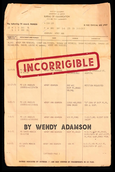 Incorrigible - Wendy Adamson