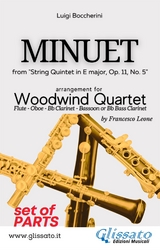 Woodwind Quartet "Minuet" by Boccherini (score & parts) - Luigi Boccherini