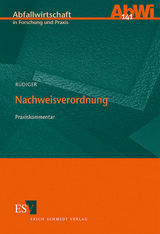 Nachweisverordnung - J&ouml;rg R&uuml;diger