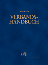 Verbands-Handbuch - Abonnement - Rita Bidinger, Ralph M&uuml;ller-Bidinger