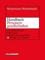 Handbuch Personengesellschaften - Matthias Blaum, Jens Blüggel, Georg Crezelius, Michael Fischer, Heribert Heckschen, Ralf Knaier, Daniel Könen, Max Noack, Nicolas Ott, Walter G. Paefgen, Simon Redler, Gerd Sassenrath, Carsten Schirrmacher, Jens Stenert, Michael Stöber, Tobias Tröger, Jannik Weitbrecht, Johannes Wertenbruch, Harm Peter Westermann