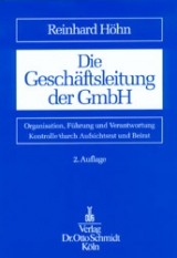 Gesch&auml;ftsleitung und Aufsichtsrat der GmbH - Reinhard H&ouml;hn