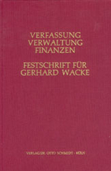 Verfassung - Verwaltung - Finanzen - 