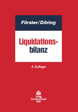Liquidationsbilanz - Förster, Wolfgang; Döring, Vera