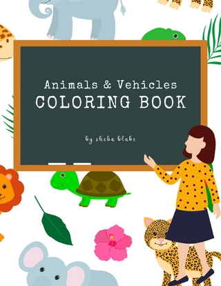 Animals and Vehicles Coloring Book for Kids Ages 3+ (Printable Version)