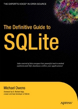 The Definitive Guide to SQLite - Mike Owens