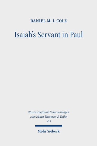 Isaiah's Servant in Paul