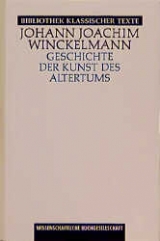 Geschichte der Kunst des Altertums - Johann J Winckelmann