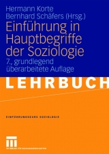 Einführung in Hauptbegriffe der Soziologie - 