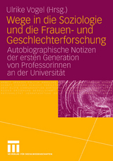 Wege in die Soziologie und die Frauen- und Geschlechterforschung - 