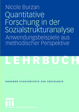 Quantitative Forschung in der Sozialstrukturanalyse - Nicole Burzan
