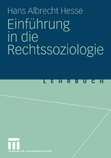 Einf&uuml;hrung in die Rechtssoziologie - Hans Albrecht Hesse