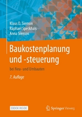 Baukostenplanung und -steuerung -  Klaus D. Siemon,  Raphael Speckhals,  Anna Siemon
