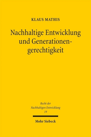 Nachhaltige Entwicklung und Generationengerechtigkeit