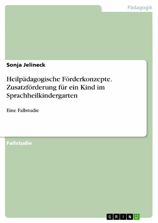 Heilpädagogische Förderkonzepte. Zusatzförderung für ein Kind im Sprachheilkindergarten