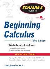 Schaum's Outline of Beginning Calculus, Third Edition - Mendelson, Elliott