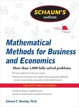 Schaum's Outline of Mathematical Methods for Business and Economics - Dowling, Edward