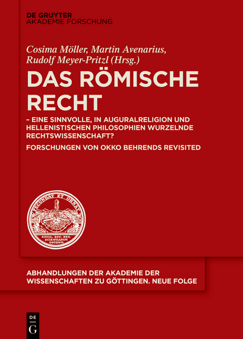 Das R&ouml;mische Recht - 