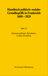 Opinion publique, R&eacute;volution, Contre-r&eacute;volution - J&ouml;rn Leonhard, Hans-J&uuml;rgen L&uuml;sebrink