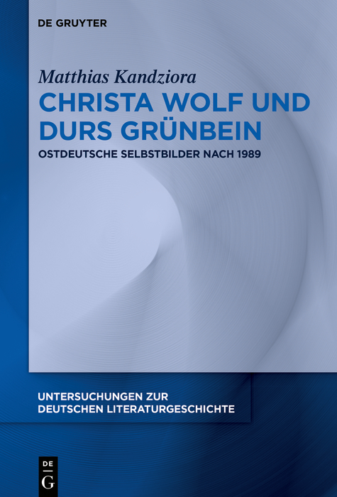 Christa Wolf und Durs Gr&uuml;nbein - Matthias Kandziora