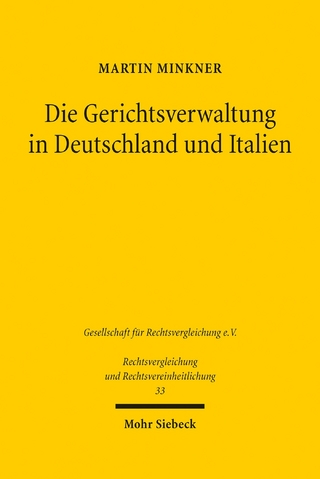 Die Gerichtsverwaltung in Deutschland und Italien