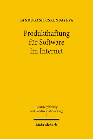 Produkthaftung für Software im Internet