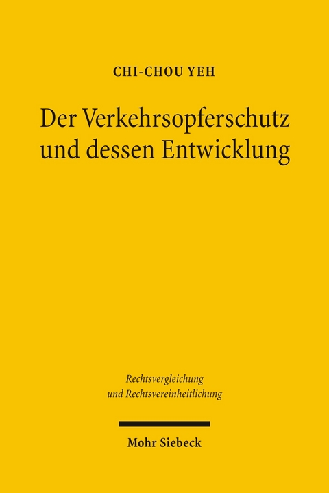 Der Verkehrsopferschutz und dessen Entwicklung -  Chi-Chou Yeh