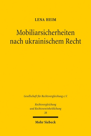Mobiliarsicherheiten nach ukrainischem Recht