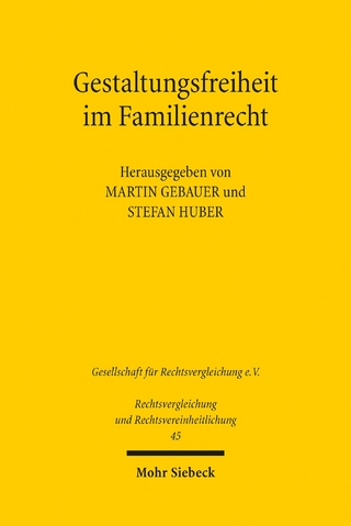 Gestaltungsfreiheit im Familienrecht