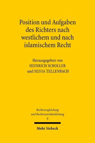 Position und Aufgaben des Richters nach westlichem und nach islamischem Recht