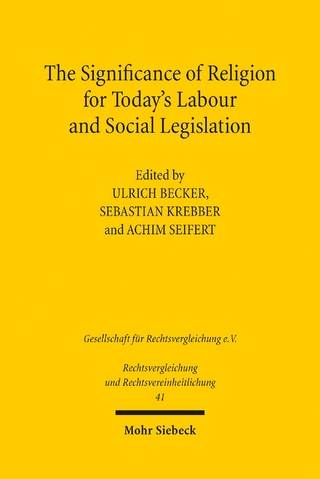 The Significance of Religion for Today's Labour and Social Legislation