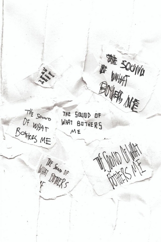 The Sound Of What Bothers Me
