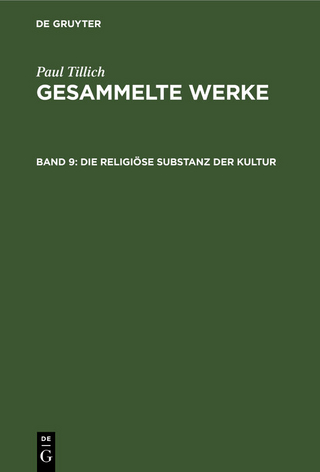 Die religiöse Substanz der Kultur